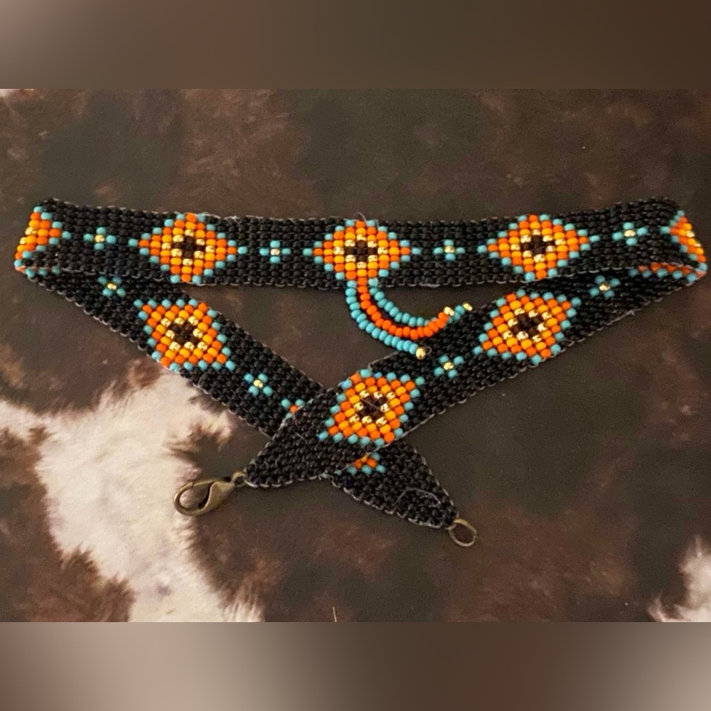 Handmade Beaded Choker Necklace